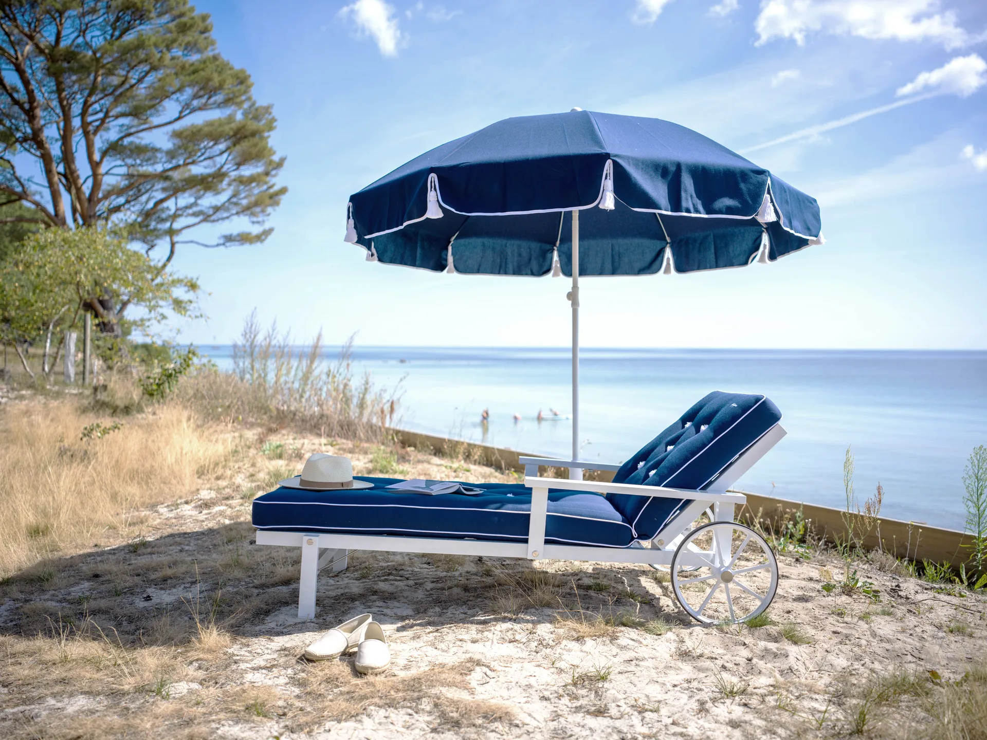 31 Liegewagen, White, 79x174 cm Fri Form