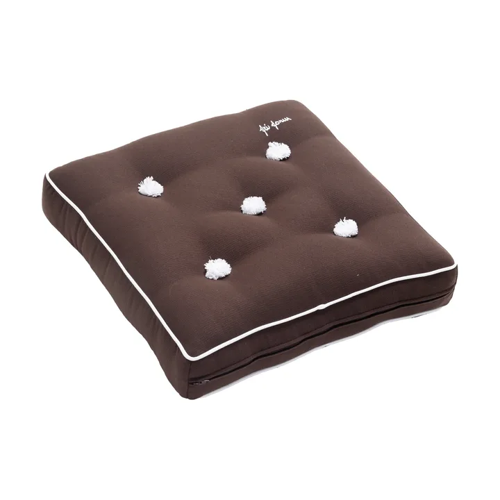 42 Sitzkissen - Brown, 42x,42 cm - Fri Form