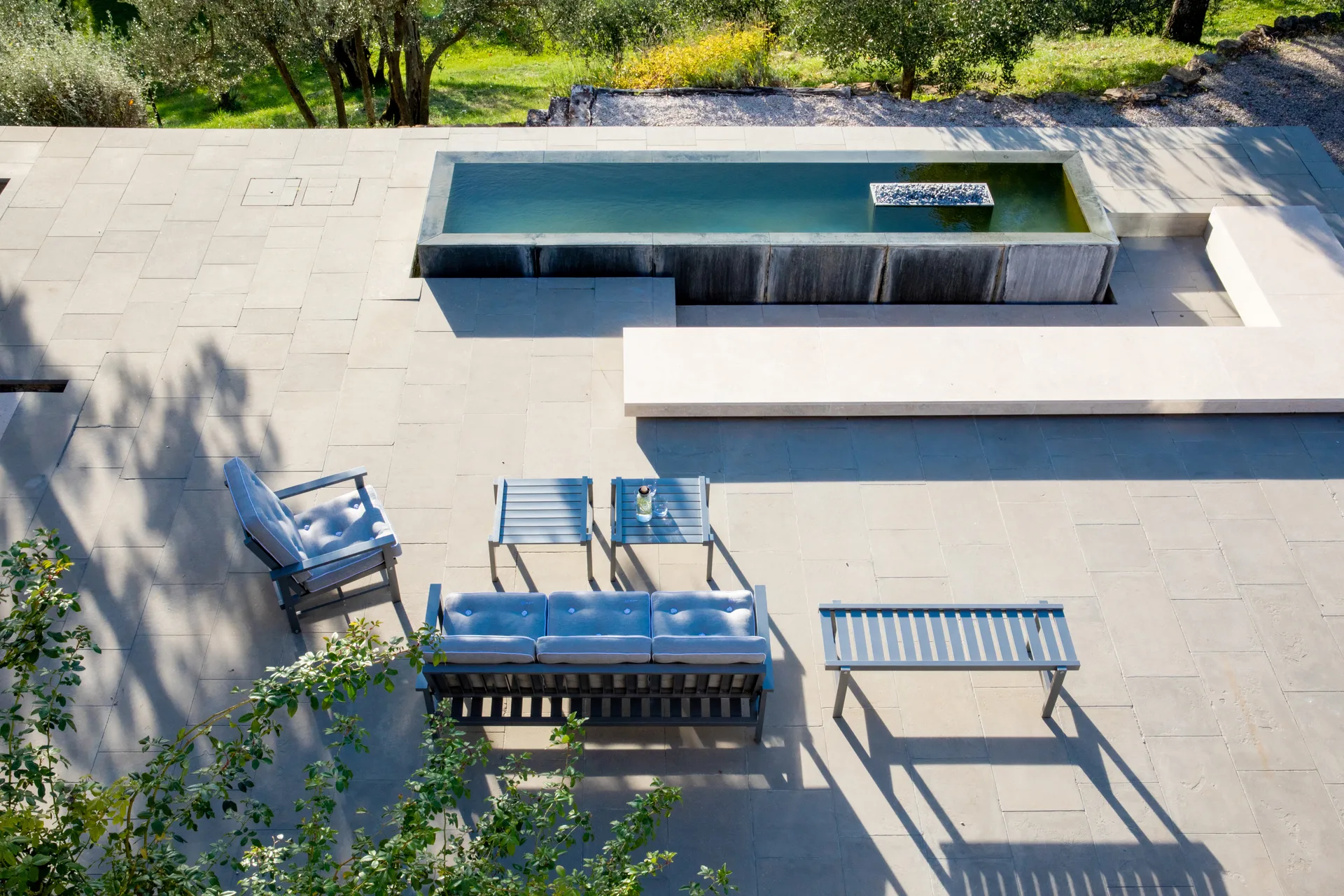 45 Bank, Grey, 135 cm Fri Form