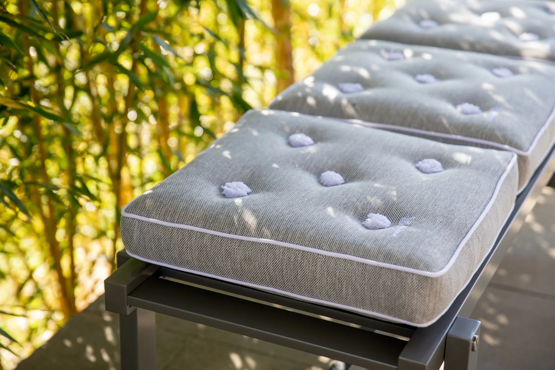 45 Bank, Grey, 135 cm Fri Form