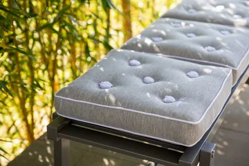 45 Bank - Grey, 135 cm - Fri Form