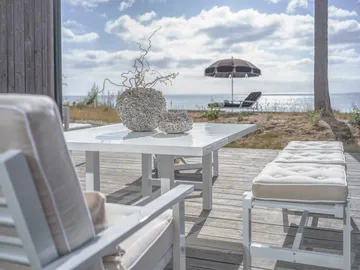 45 Bank - White, 135 cm - Fri Form