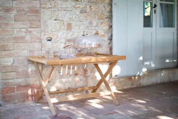 60 Tabett-Tisch - Teak, 59x94 cm - Fri Form