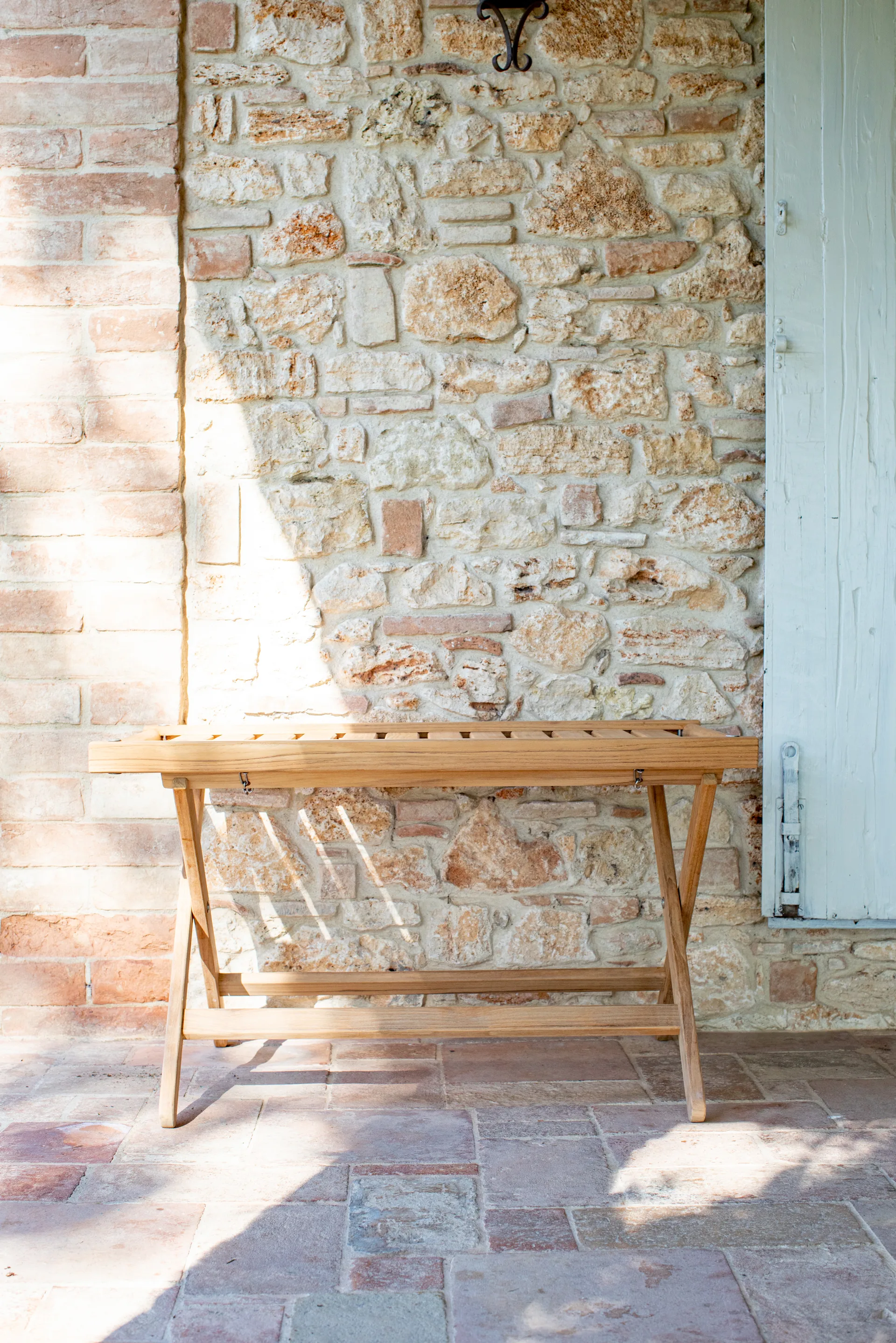 60 Tabett-Tisch, Teak, 59x94 cm Fri Form