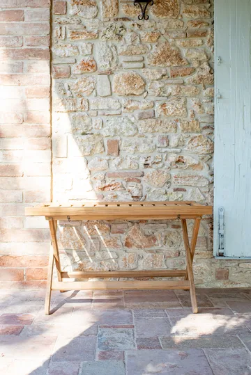 60 Tabett-Tisch - Teak, 59x94 cm - Fri Form