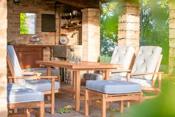 62 Tisch - Redwood, 155x85x65,5 cm - Fri Form