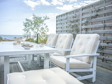 62 Tisch - White, 142x80x72 cm - Fri Form