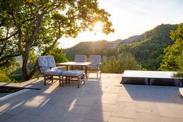 65 Tisch - Grey, 124x133x66 cm - Fri Form