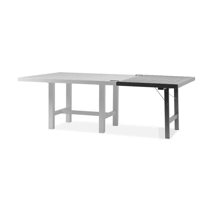 68 Erweiterungsplatte mit Beinen - Grey, H: 72 cm - Fri Form
