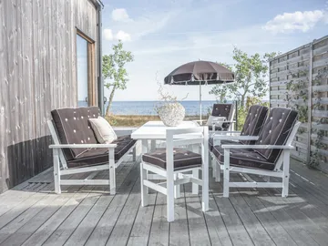 90 Sonnenschirm - Grey, Ø220 cm - Fri Form