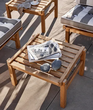 92 Hocker - Teak - Fri Form