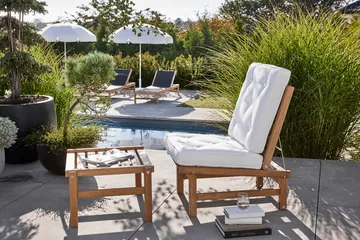 92 Hocker - Teak - Fri Form