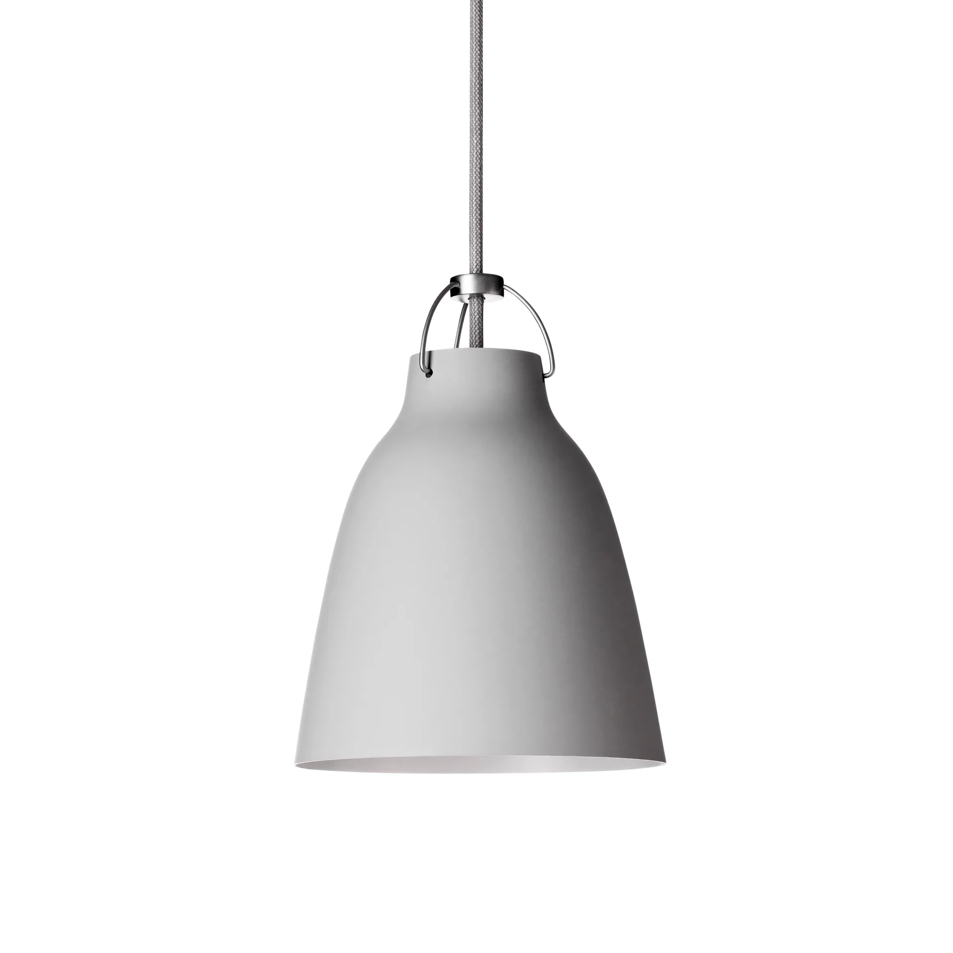 Caravaggio P1 Pendelleuchte matt, Grey25 Fritz Hansen