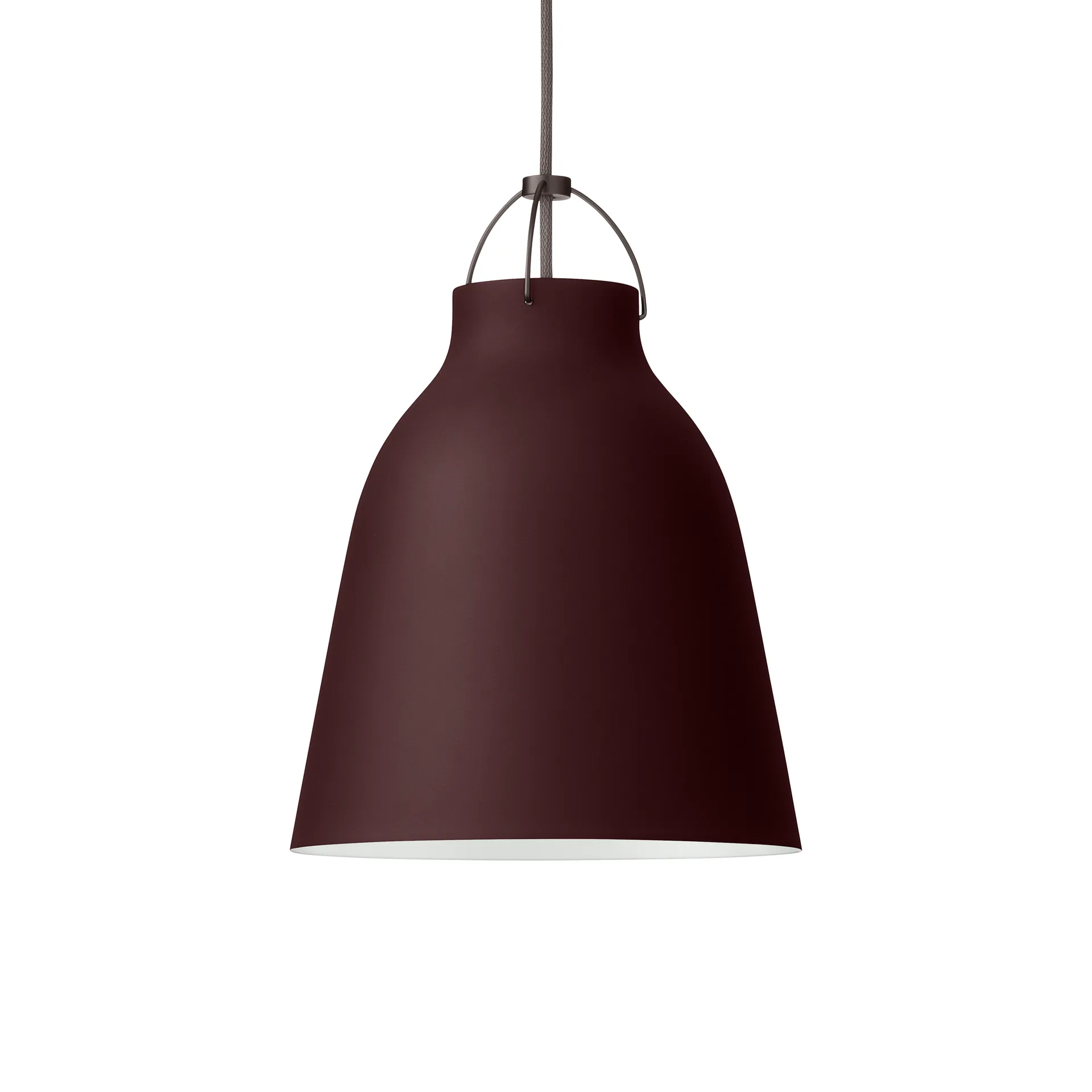 Caravaggio P2 Pendelleuchte matt, Dark sienna Fritz Hansen