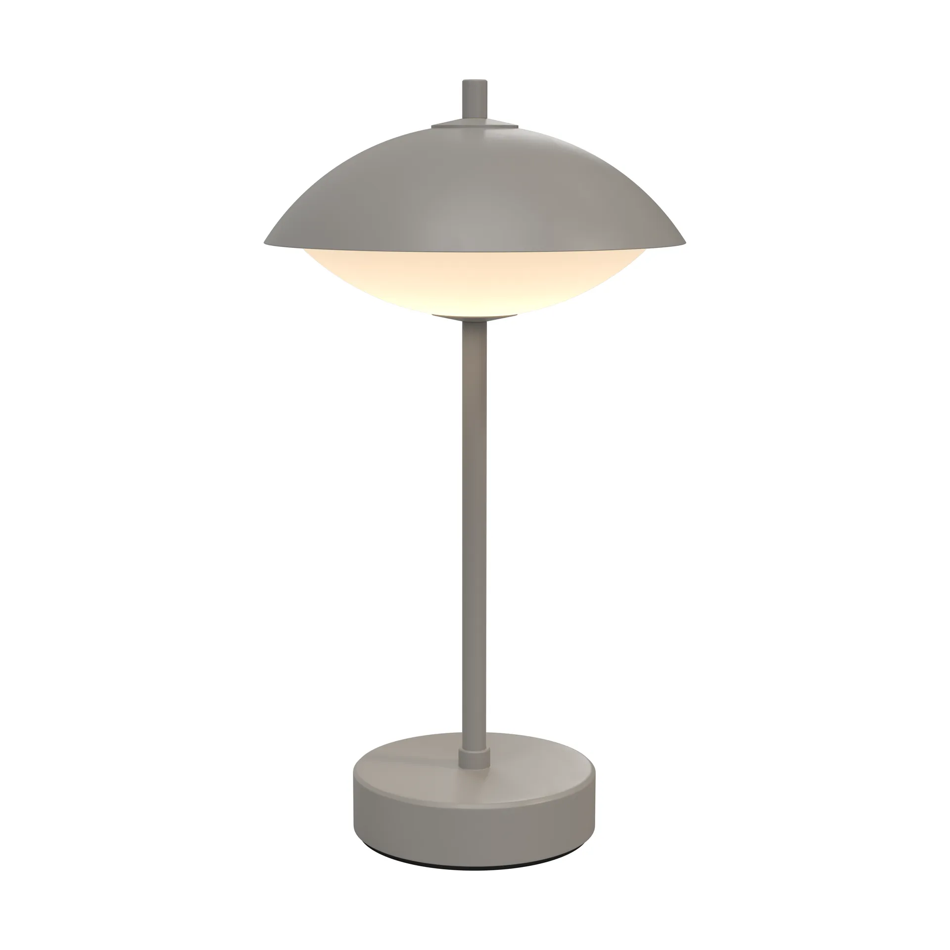 Clam portable Tischleuchte 31 cm, Nine grey Fritz Hansen