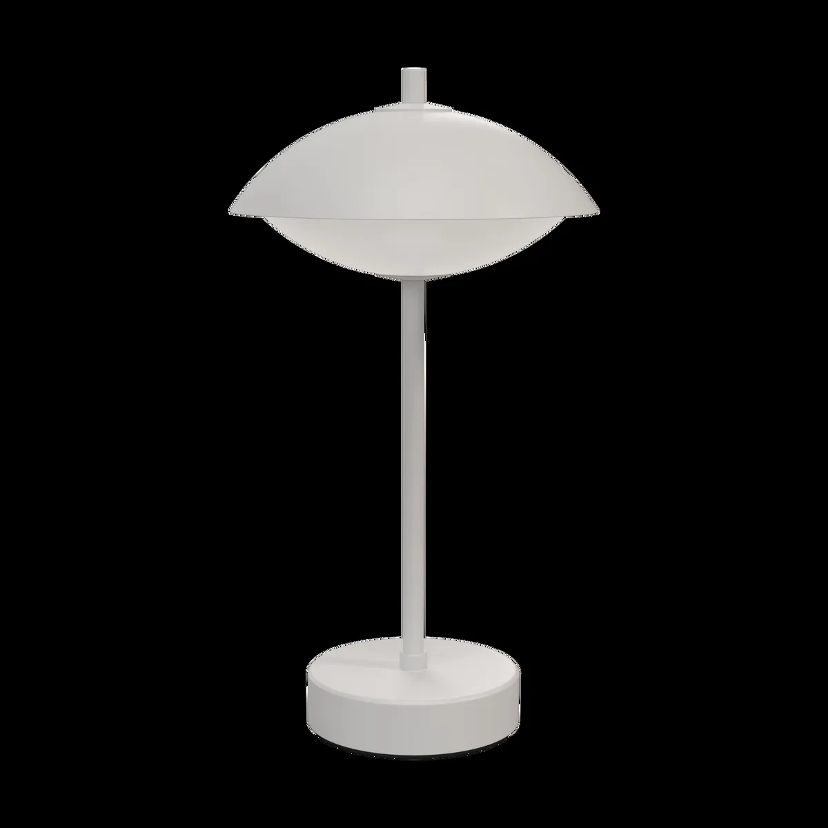 Fritz Hansen Clam portable Tischleuchte 31 cm White