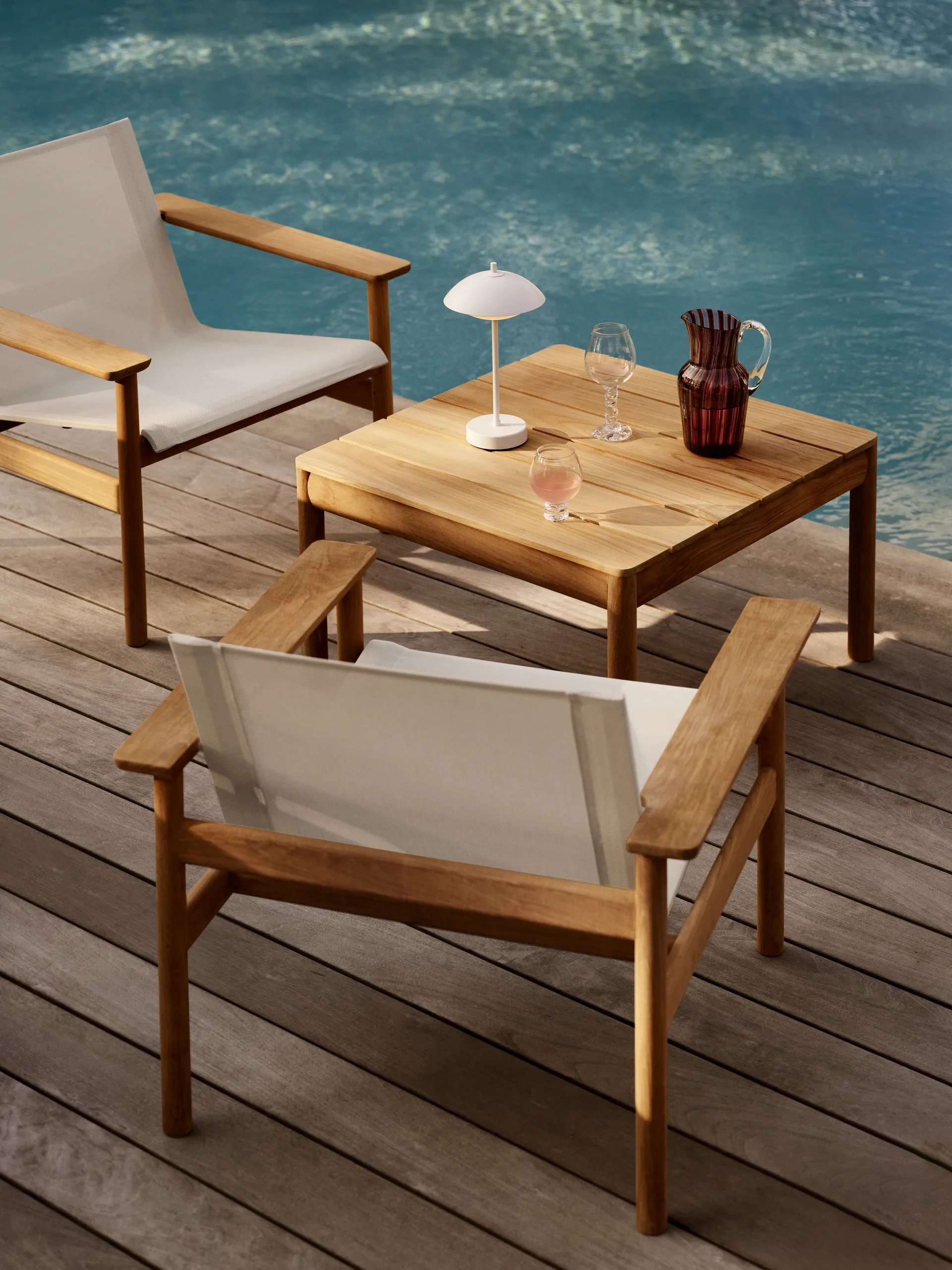 Clam portable Tischleuchte 31 cm, White Fritz Hansen