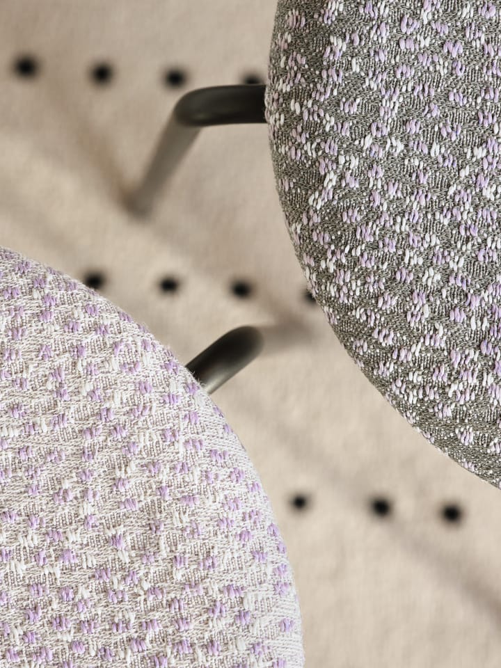 Dot Hocker Stoff, White-purple Fritz Hansen