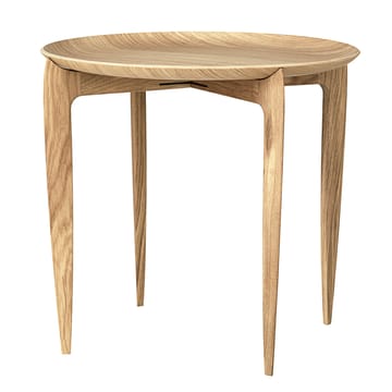 Foldable Tray Table Ø 45cm - Eiche - Fritz Hansen
