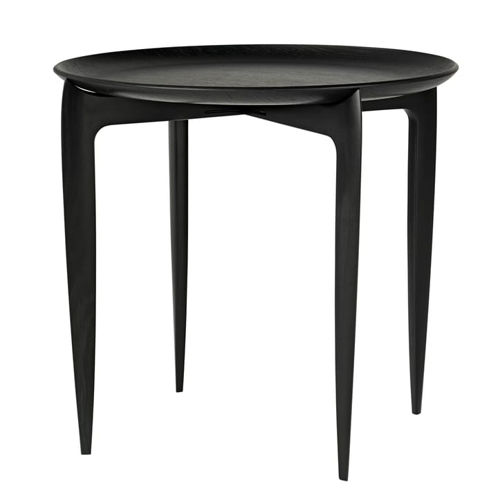 Foldable Tray Table Ø 45cm - Schwarz - Fritz Hansen