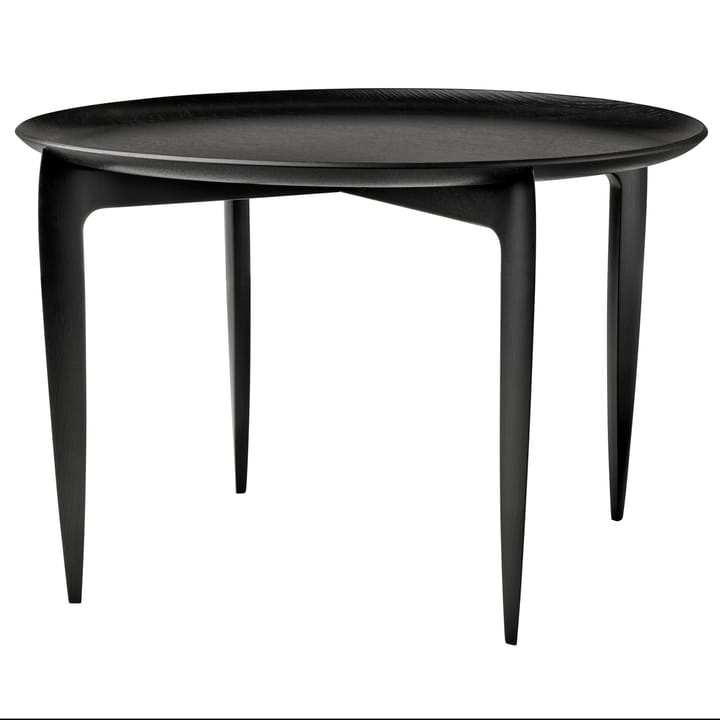 Foldable Tray Table Ø 60cm - Schwarz - Fritz Hansen