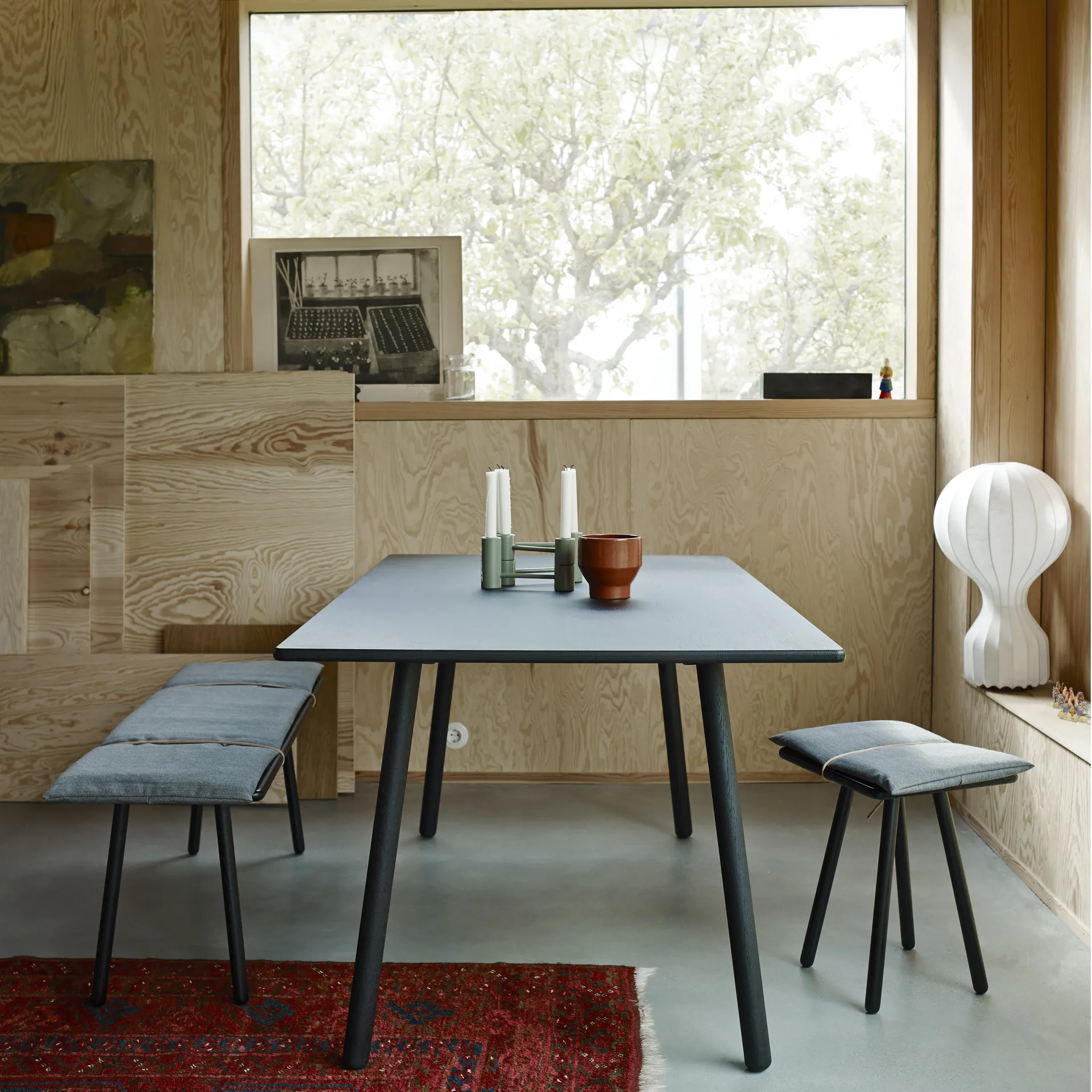 Georg Hocker, Eiche schwarz lackiert Fritz Hansen