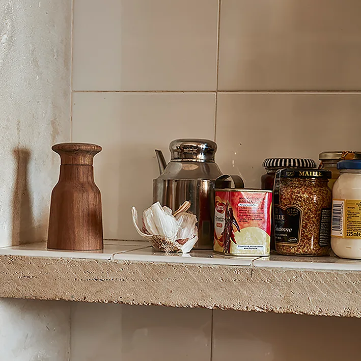 Hammer Salz- und Pfeffermühle, Teakholz geölt Fritz Hansen