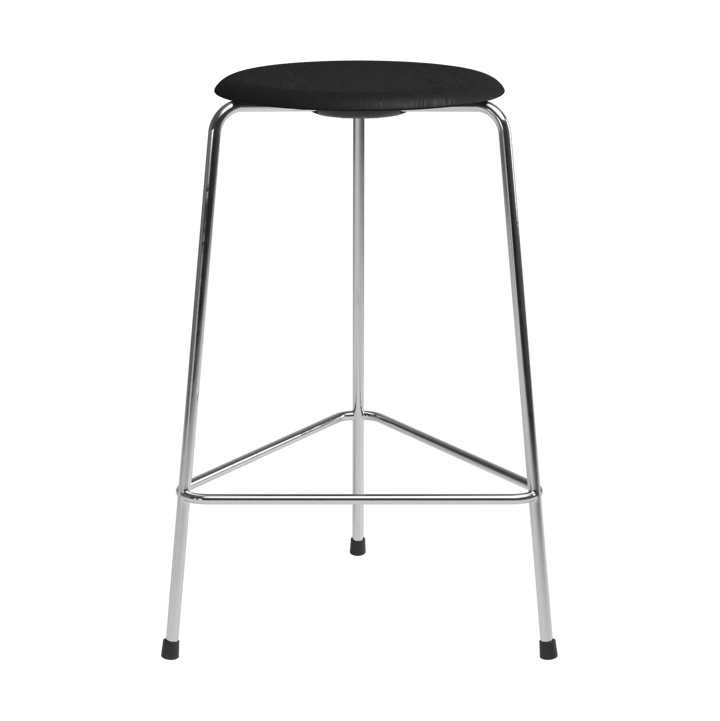 High Dot counter Stuhl 3 Beine - Esche schwarz-Chrom - Fritz Hansen