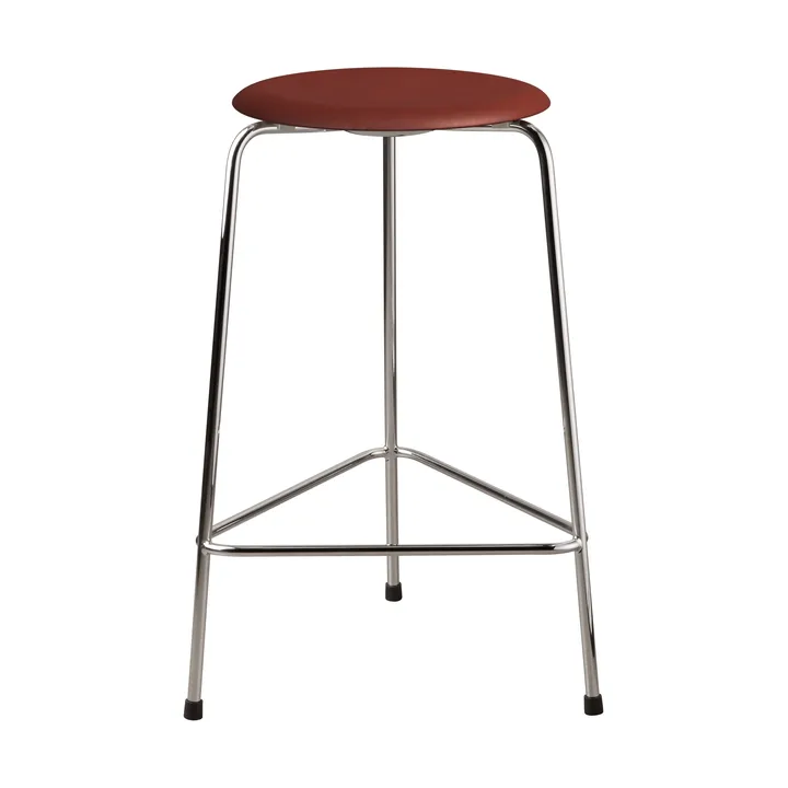 High Dot Hocker Leder - Chestnut - Fritz Hansen