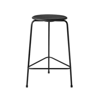 High Dot Hocker Leder - Cowboy black - Fritz Hansen