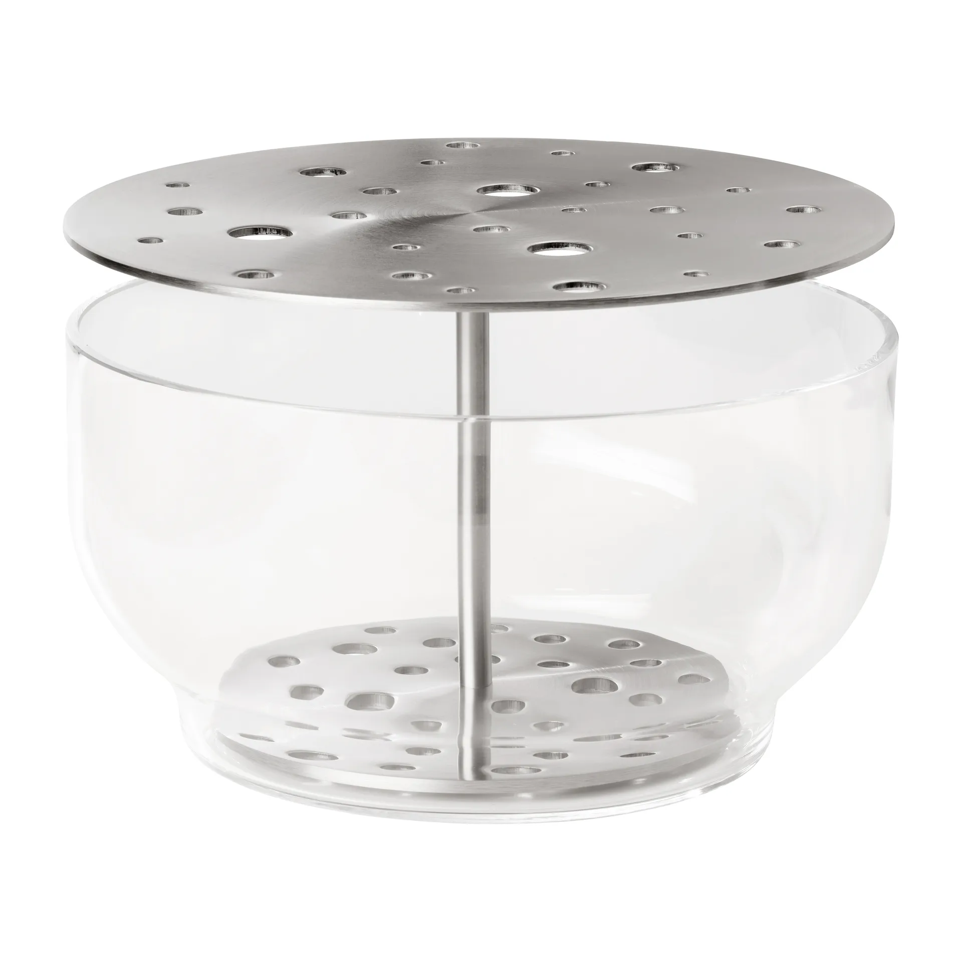 Ikebana Vase Edelstahl, Large Fritz Hansen