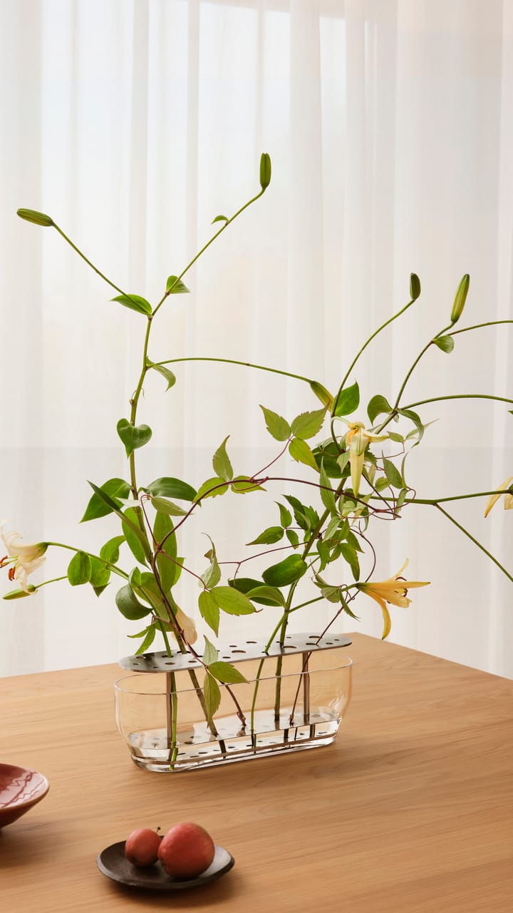 Ikebana Vase Edelstahl - Long - Fritz Hansen