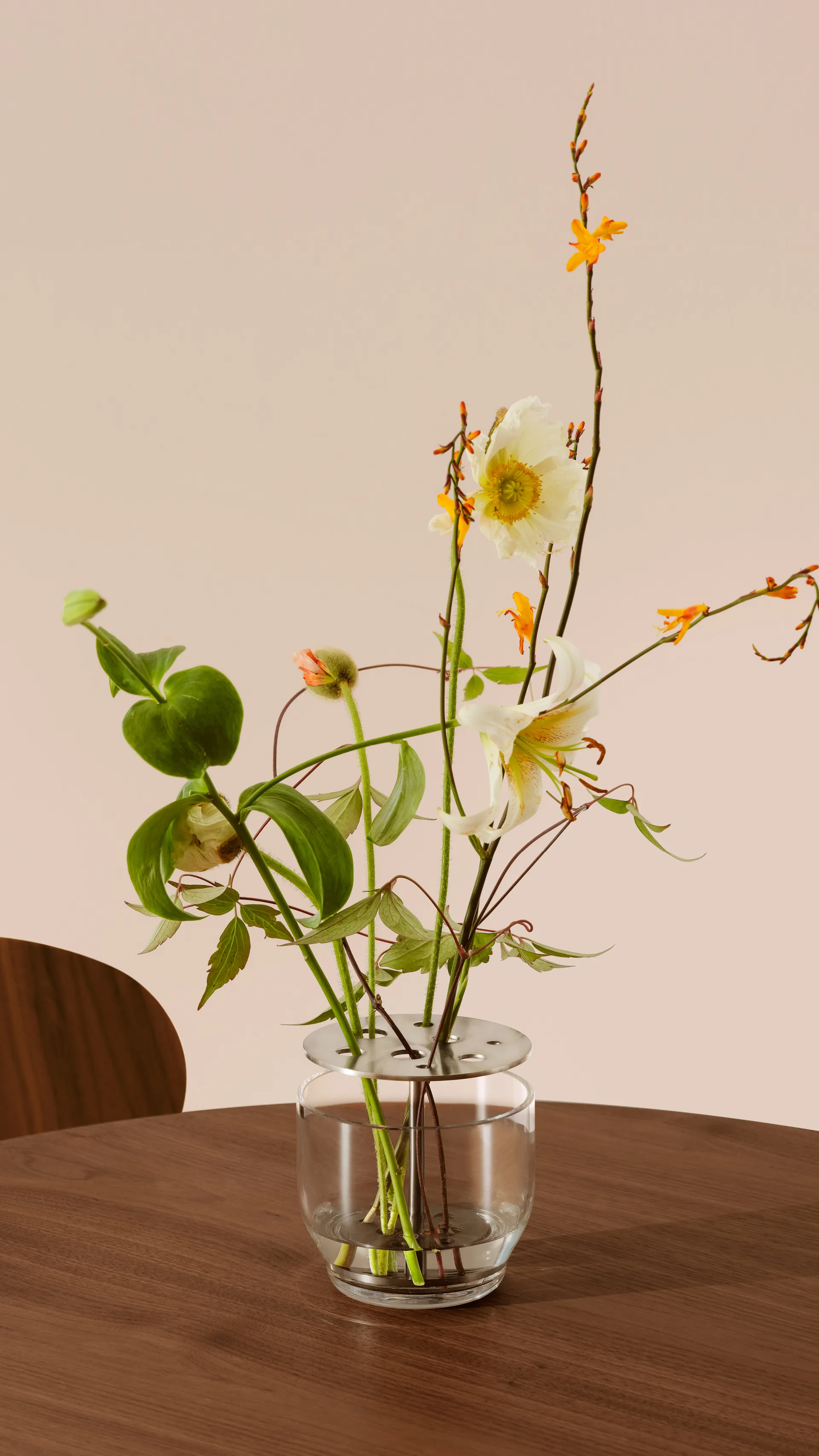 Ikebana Vase Edelstahl, Small Fritz Hansen