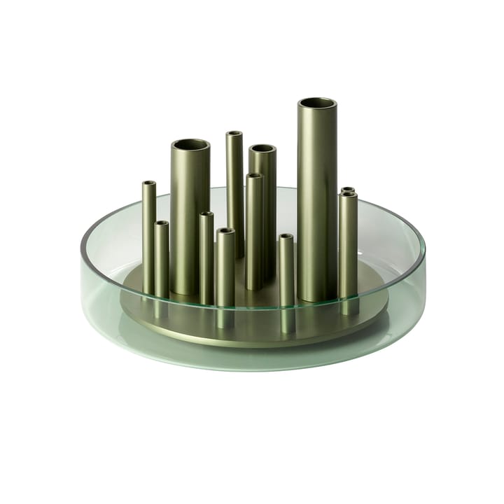 Ikeru Vase Forest green - Niedrig - Fritz Hansen