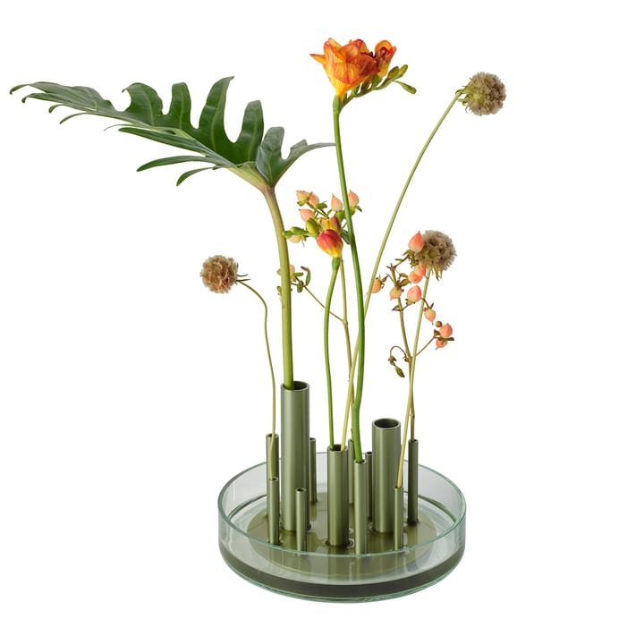 Ikeru Vase Forest green - Niedrig - Fritz Hansen