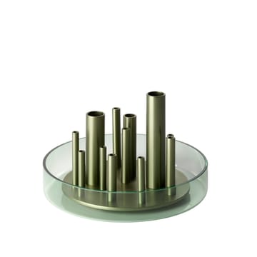 Ikeru Vase Forest green - Niedrig - Fritz Hansen