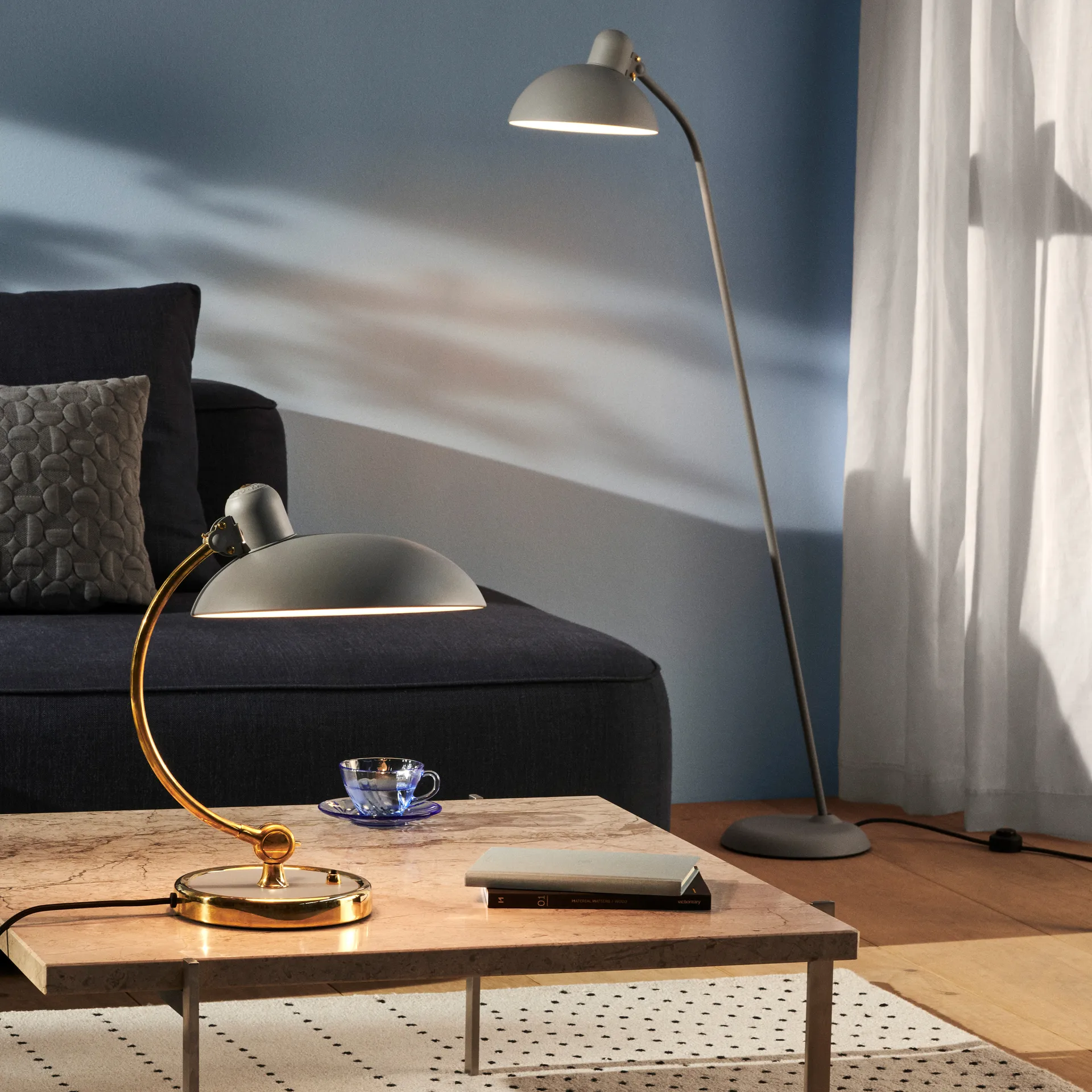 Kaiser Idell 6556-F Stehleuchte, Easy grey Fritz Hansen