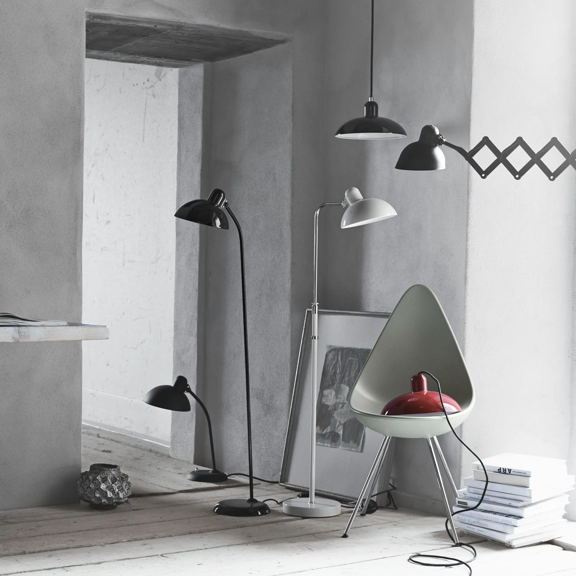 Kaiser Idell 6556-T Tischleuchte, Matt black Fritz Hansen