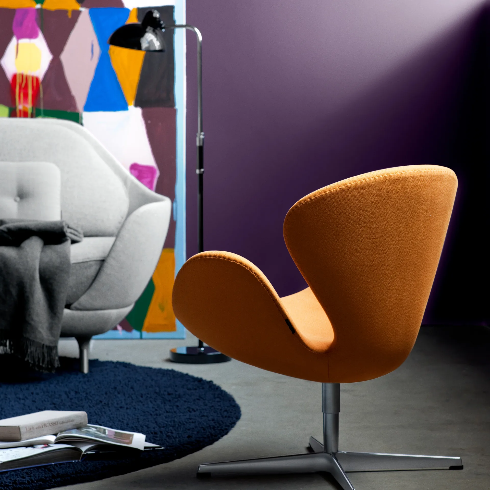 Kaiser Idell 6580-F Luxus Stehleuchte, Black Fritz Hansen