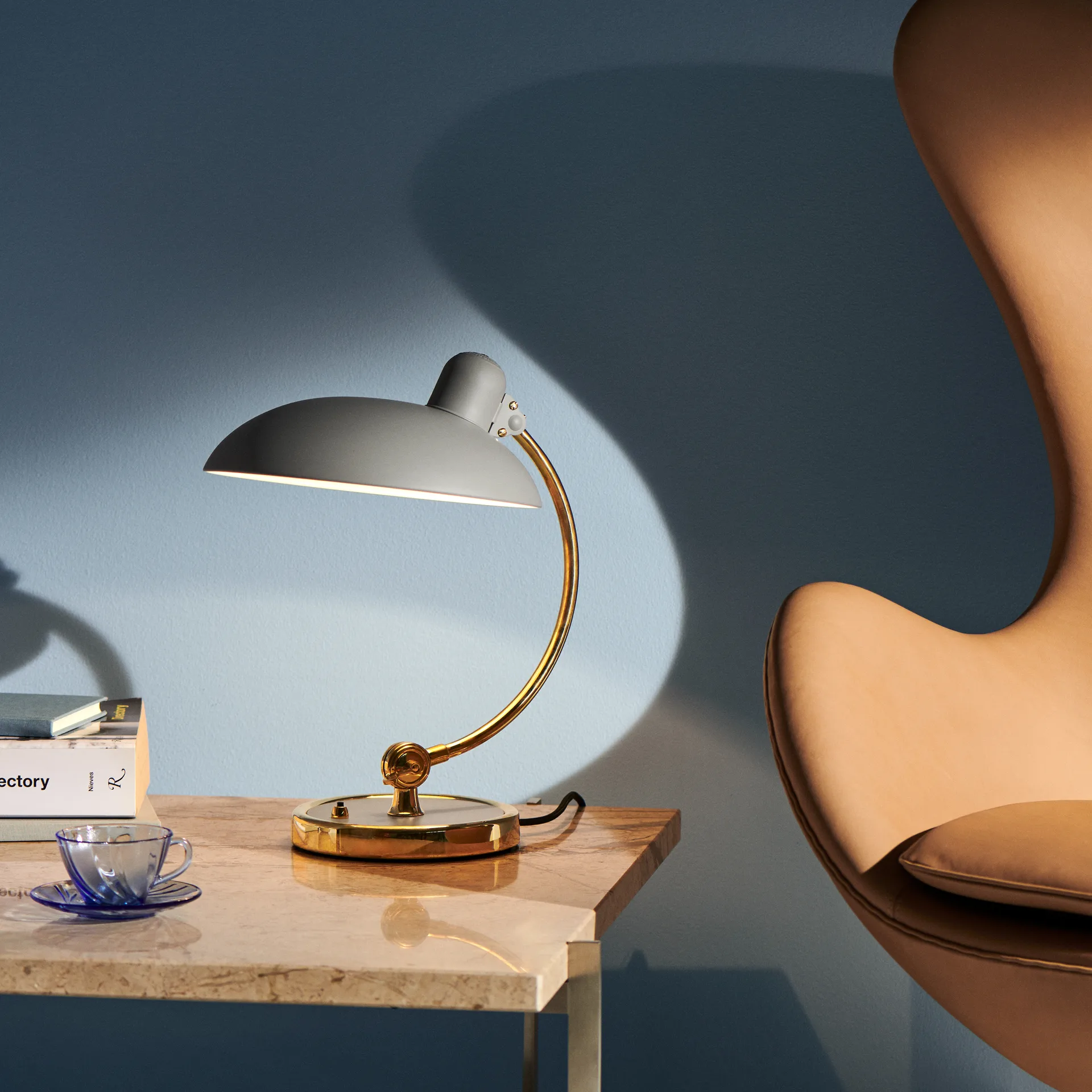 Kaiser Idell 6631-T Luxus Tischleuchte, Easy grey Fritz Hansen