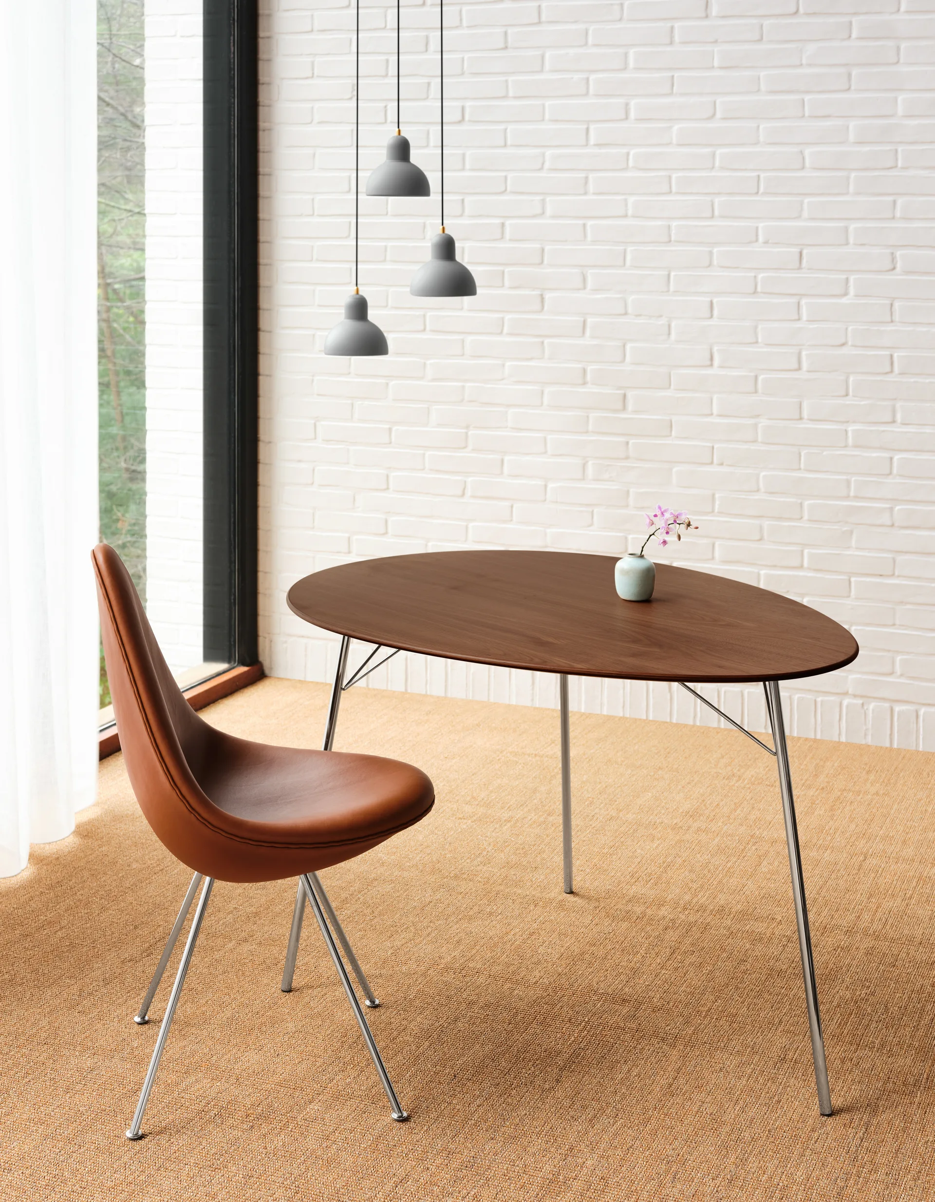 Kaiser Idell 6722-P Pendelleuchte, Easy Grey Fritz Hansen