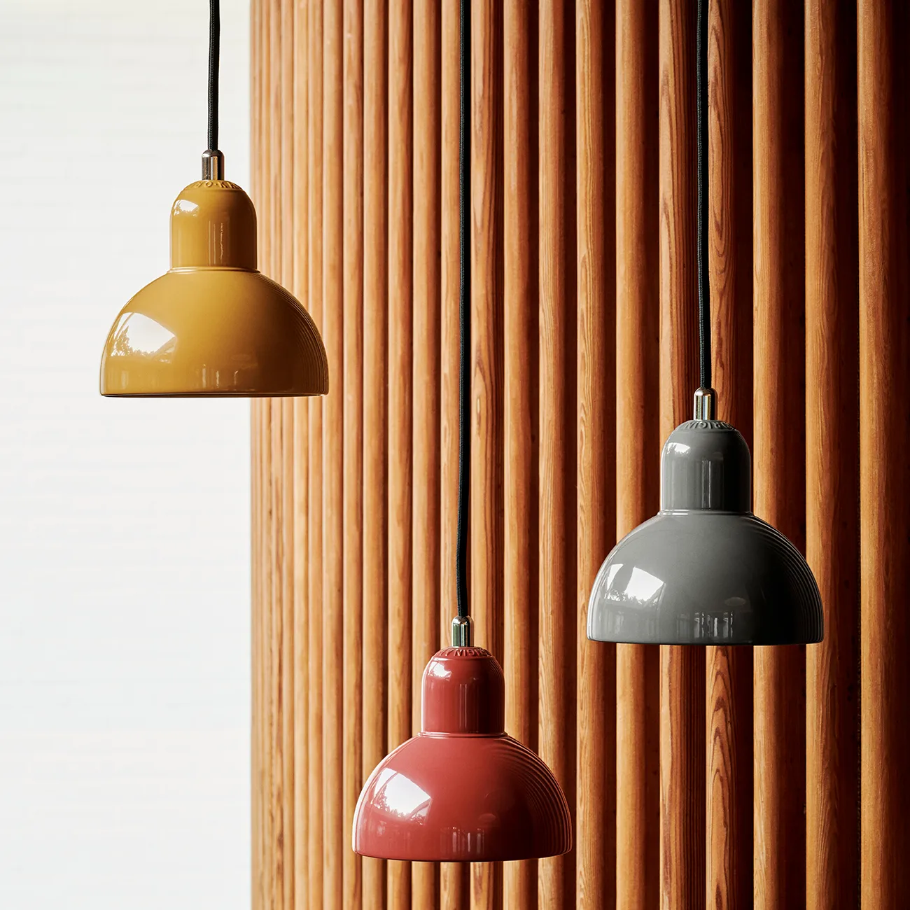 Kaiser Idell 6722-P Pendelleuchte, Soft ochre Fritz Hansen