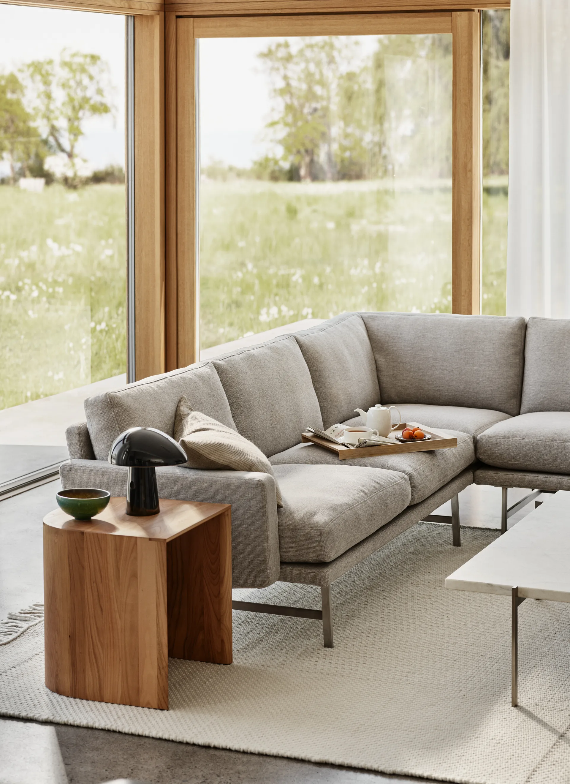 Night Owl Tischleuchte steel, Black Fritz Hansen