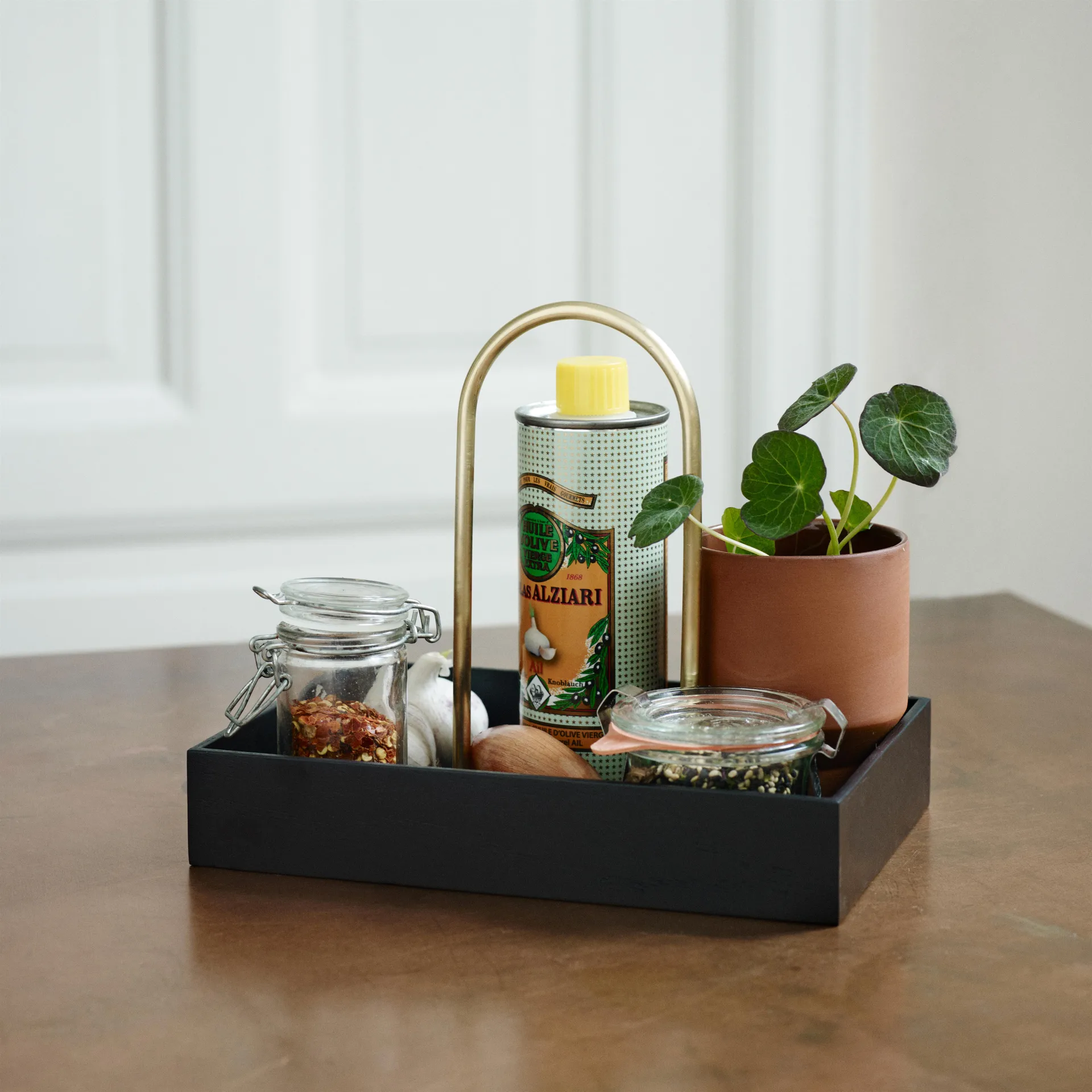 Norr Box, Eiche schwarz lackiert Fritz Hansen