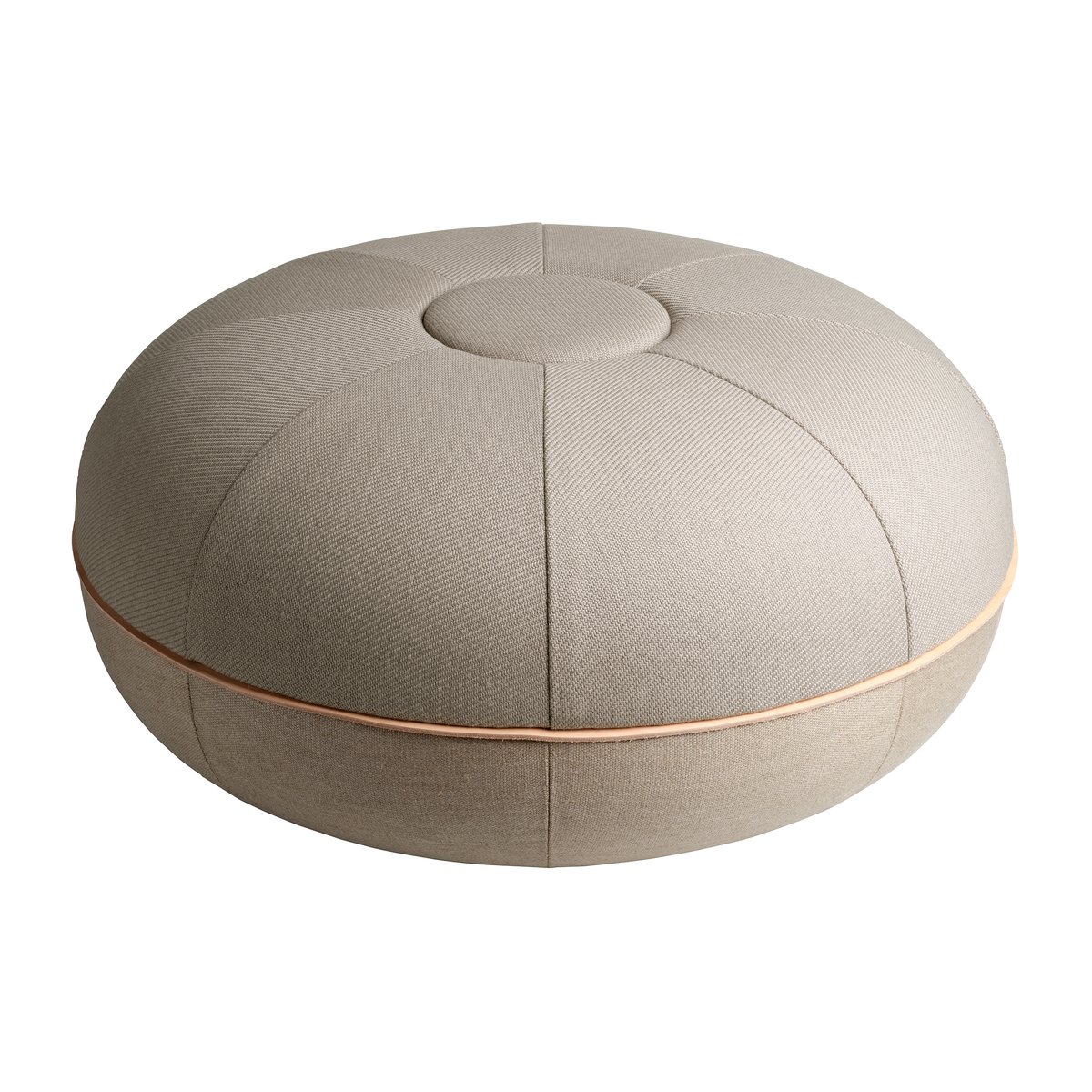 Fritz Hansen Pouf Sitzkissen large Beige | Skandinavisches Design | Polsterhocker & Poufs | Beige