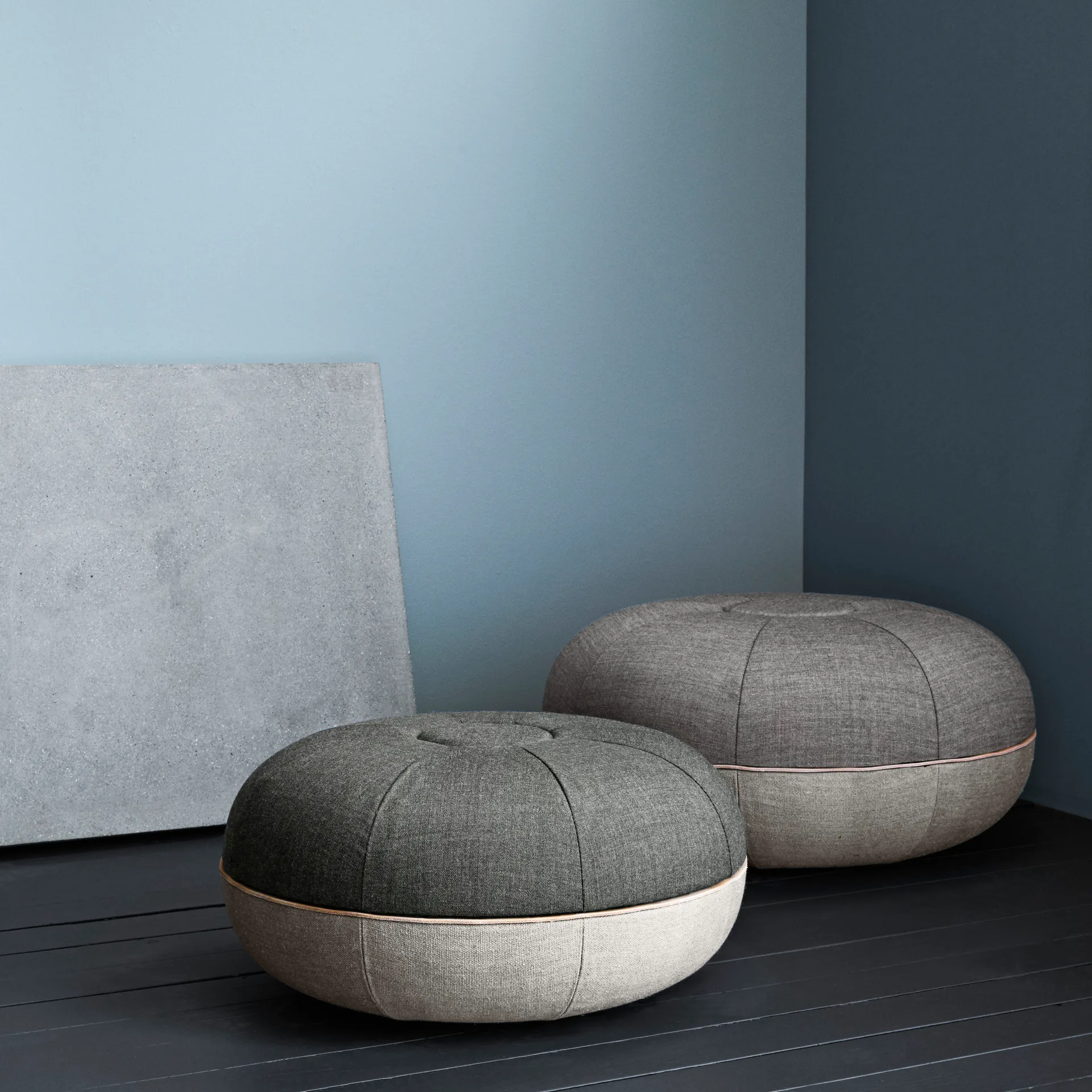Pouf Sitzkissen large, Concrete Fritz Hansen