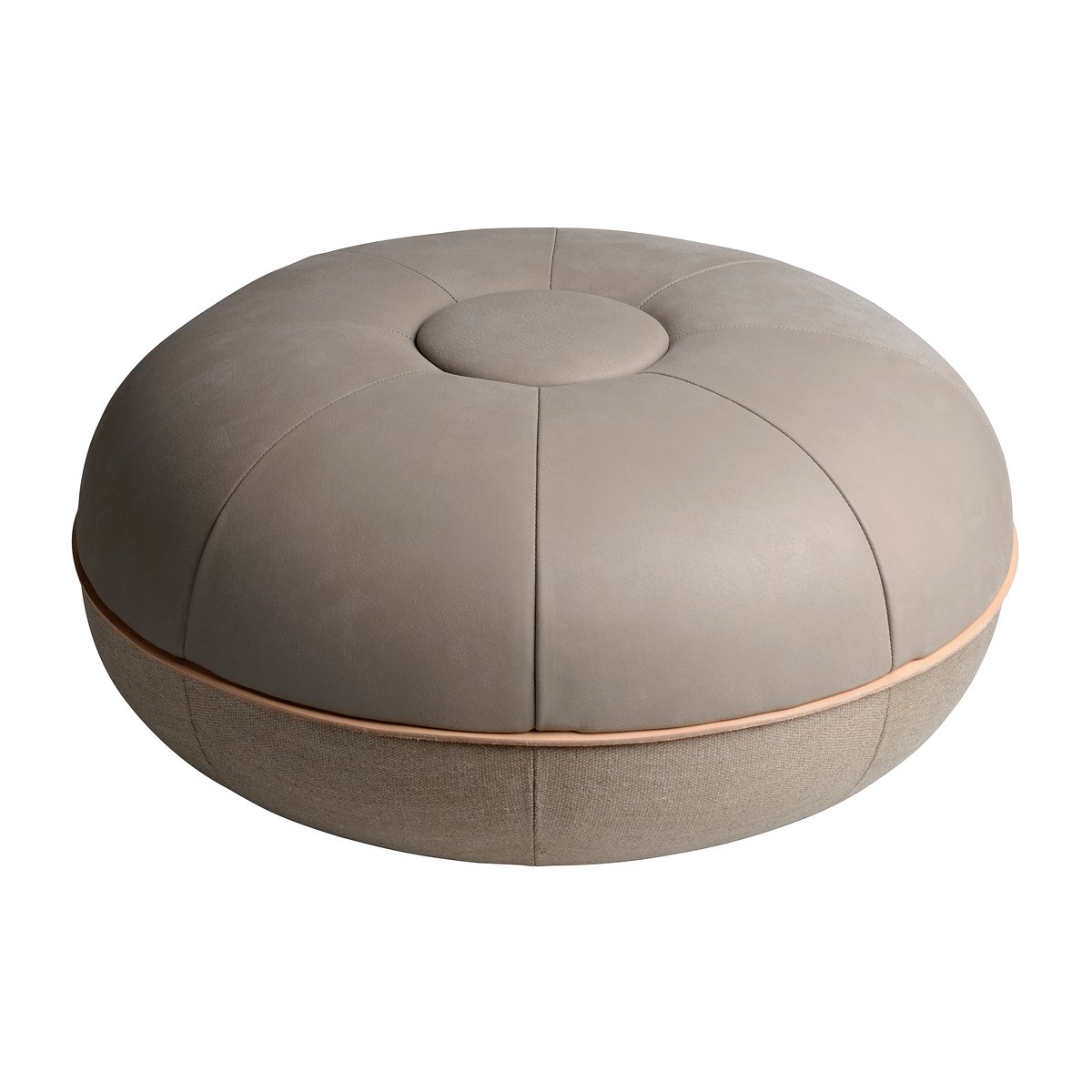 Fritz Hansen Pouf Sitzkissen small Light grey