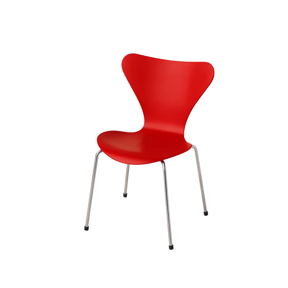 Series 7 Stuhl Miniatur, Opium red Fritz Hansen