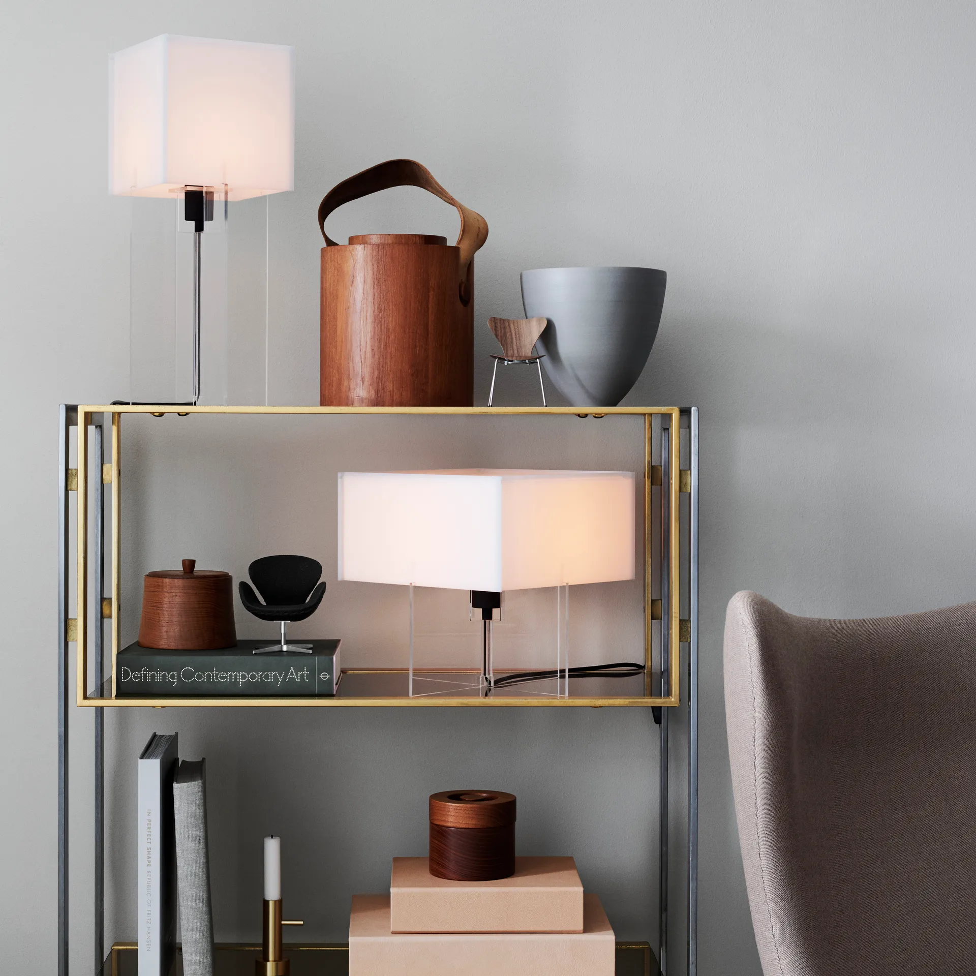 Series 7 Stuhl Miniatur, Walnut Fritz Hansen