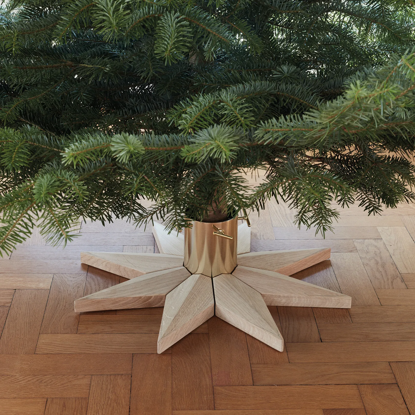 Stella Weihnachtsbaumfuß Ø50,5cm, Eiche Fritz Hansen